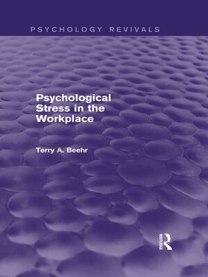 cover image of Psychological Stress in the Workplace (Psychology Revivals)
